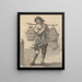 A Poultry Seller - Paul Sandby — framed artwork on a wall