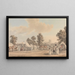 A camp in St James Park - Paul Sandby — framed artwork on a wall