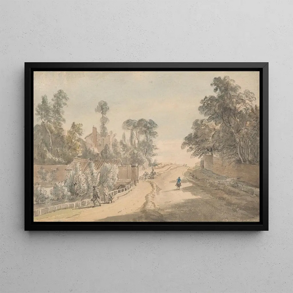 Bayswater, London - Paul Sandby — framed artwork on a wall