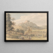 Château de Carreg Cennen - Paul Sandby — framed artwork on a wall