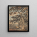 Couple dans une cour de ferme - Paul Sandby — framed artwork on a wall