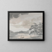 Lake Scene Painting - Paul Sandby — framed artwork on a wall