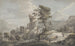 Landscape with Mountainous Scene and Fortress - Paul Sandby — artwork view