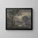 Music by moonlight - Paul Sandby — framed artwork on a wall