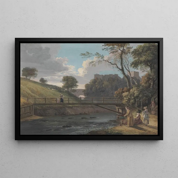 Château de Roslin Midlothian - Paul Sandby — framed artwork on a wall