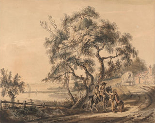 La diseuse de bonne aventure gitane - Paul Sandby — artwork view