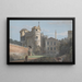 La porte normande et la maison du sous-gouverneur - Paul Sandby — framed artwork on a wall