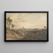 Church of Ludlow - Paul Sandby Munn — framed artwork on a wall