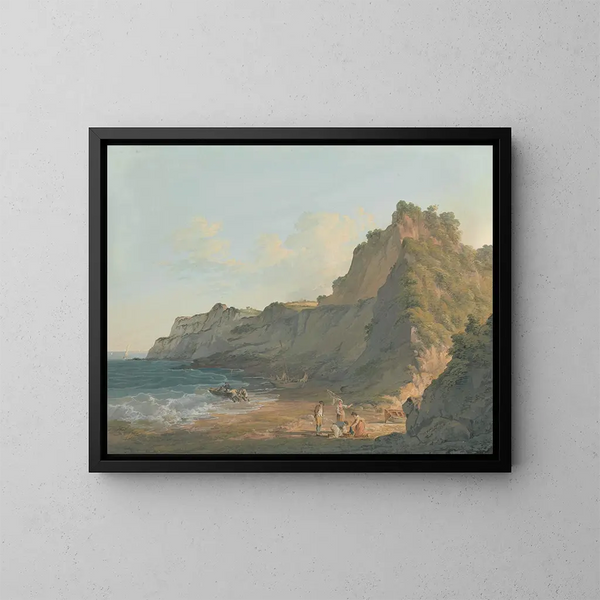 Shanklin Chine, Isle of Wight - Paul Sandby Munn — framed artwork on a wall