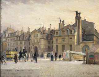 Façade of Saint-Lazare Prison, rue du faubourg Saint-Denis - Paul Schaan — artwork view