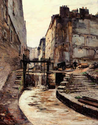 Paul Schaan - La Bivre au bief de la rue de Valence.webp