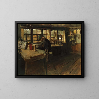 L'atelier des horlogers - Paul Segisser — framed artwork on a wall