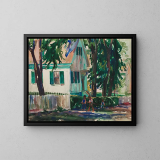 The Time of Storms - Paul Shively — framed artwork on a wall