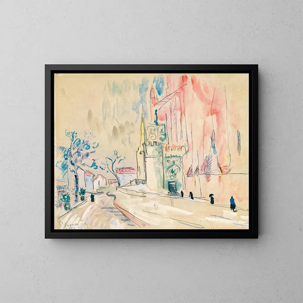 Albi - Paul Signac — framed artwork on a wall