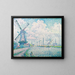 Canal d'Overschie - Paul Signac — framed artwork on a wall