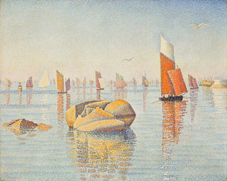 Concarneau au calme du matin - Paul Signac — artwork view
