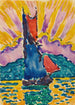 Sunset Painting - Paul Signac — artwork view