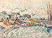 Groix, le nettoyage des voiles - Paul Signac — artwork view