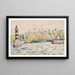 Groix le phare - Paul Signac — framed artwork on a wall