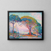 La Baie de Saint-Tropez - Paul Signac — framed artwork on a wall