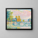 La Cité Paris - Paul Signac — framed artwork on a wall