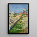 L'échafaudage du Sacré-Cœur - Paul Signac — framed artwork on a wall