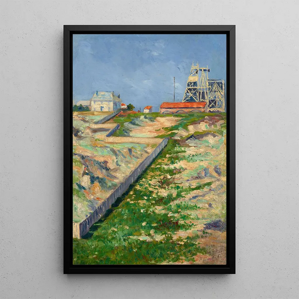 L'échafaudage du Sacré-Cœur - Paul Signac — framed artwork on a wall