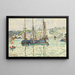 Le Trieux - Paul Signac — framed artwork on a wall