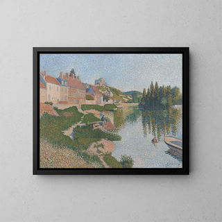 Les Andelys - Paul Signac — framed artwork on a wall