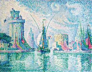Les Tours vertes de La Rochelle - Paul Signac — artwork view