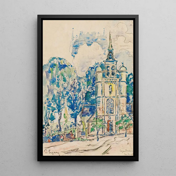 Lézardrieux - Paul Signac — framed artwork on a wall