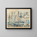 Marseille - Paul Signac — framed artwork on a wall