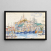 Marseille - Paul Signac — framed artwork on a wall