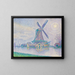 Edam Mill Painting - Paul Signac — framed artwork on a wall