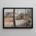 Junction ferroviaire près de Bois-Colombes - Paul Signac — framed artwork on a wall