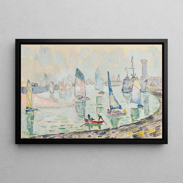 Saint-Gilles-Croix-de-Vie - Paul Signac — framed artwork on a wall