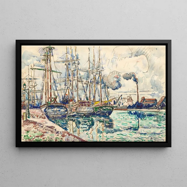 Saint-Servan Painting - Paul Signac — framed artwork on a wall