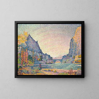 Sisteron - Paul Signac — framed artwork on a wall