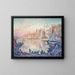 Le port de Saint-Tropez - Paul Signac — framed artwork on a wall