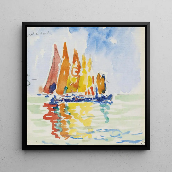 Venice Painting - Paul Signac — framed artwork on a wall