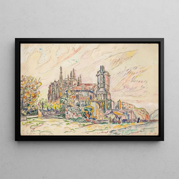 Viviers - Paul Signac — framed artwork on a wall