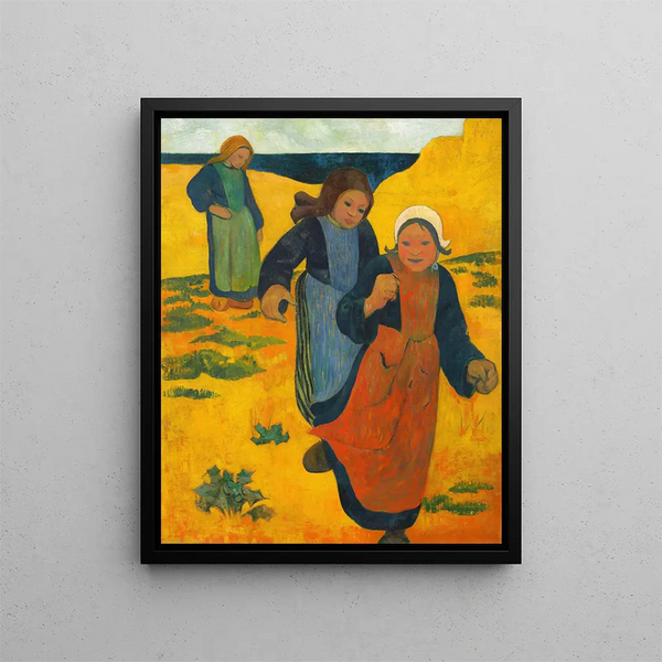 Filles aux grands sables - Paul Sérusier — framed artwork on a wall