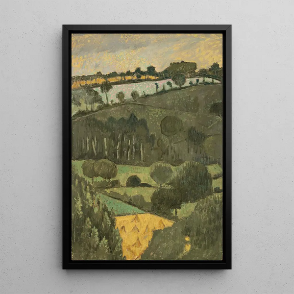 Les blés coupés - Paul Sérusier — framed artwork on a wall