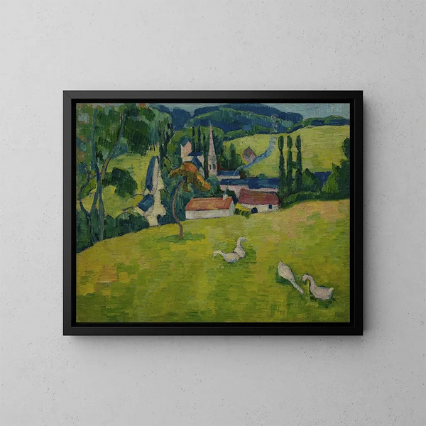 Pont-Aven, Le Pouldu - Paul Sérusier — framed artwork on a wall