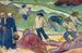 Small landscape painting with seaweed fishermen - Paul Sérusier — artwork view