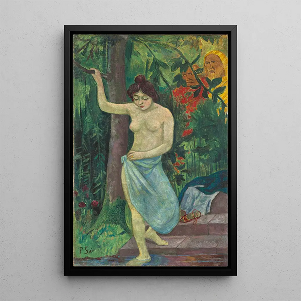 Suzanne et les vieillards - Paul Sérusier — framed artwork on a wall