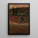 La Récolte de sarrasin - Paul Sérusier — framed artwork on a wall