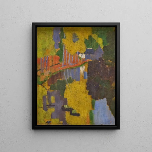 The Talisman - Paul Sérusier — framed artwork on a wall