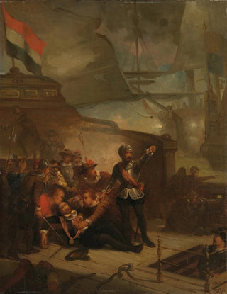 Paul Tetar van Elven - Maarten Harpertsz Tromp sneuvelt Anno 1653.webp