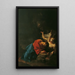 Christ at the Mount of Olives - Paul Troger — framed artwork on a wall